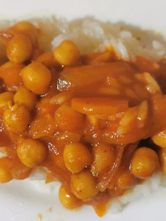 Una foto de Garbanzos al curry