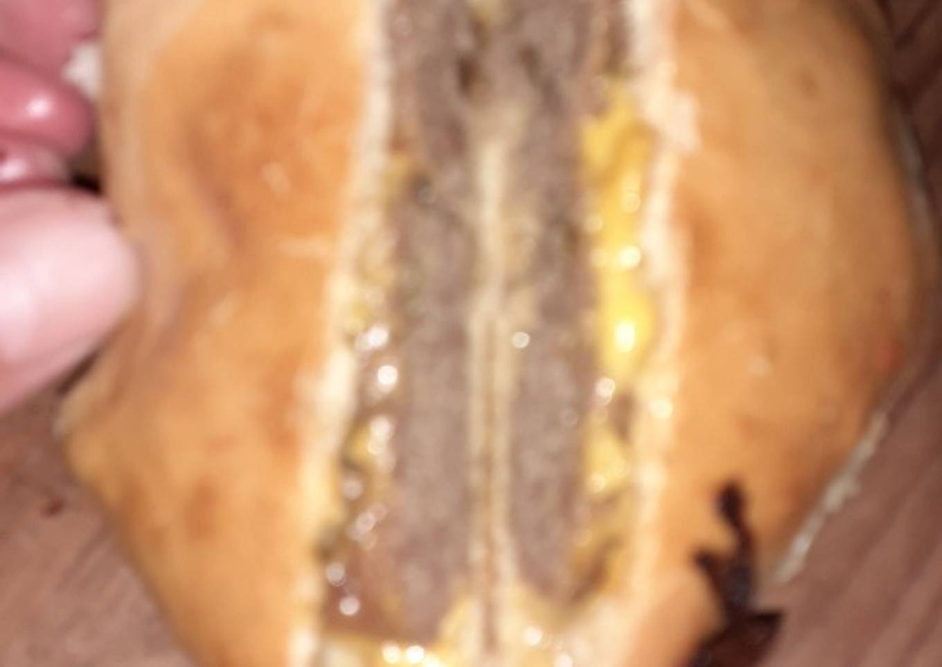 Hamburguesa tipo empanada