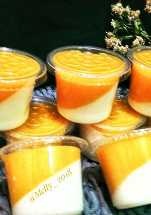 Foto resep Puding Lapis Mangga Susu