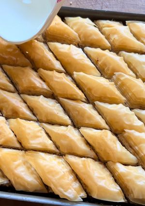 A picture of Grandma Ema’s Baklava.