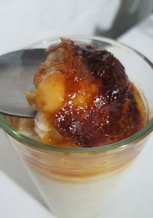 Una foto de Postre de Manzana con caramelo