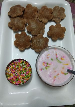 A picture of Lassi wala chocolaty Golgappe.