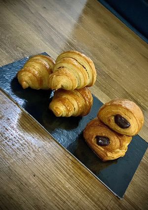 Une photo de Mini croissants et mini pain au chocolat