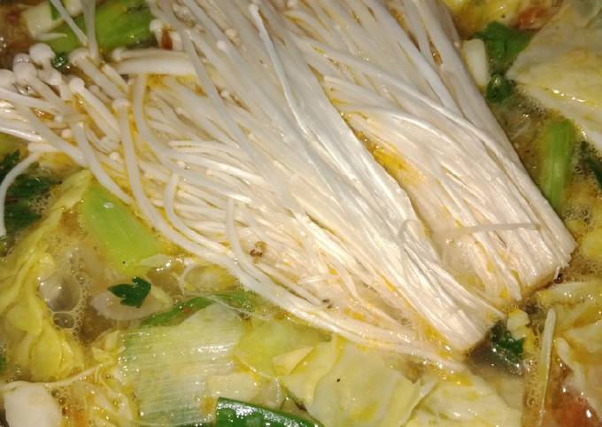 Resep Sayur sop ayam + jamur enokitake, Sempurna