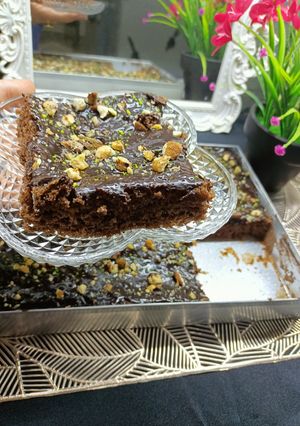 صورة لوصفة كيكة 7 معالق 🍫🥧
