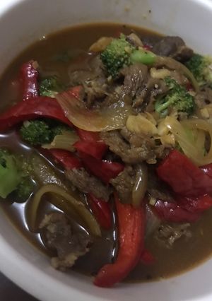 Foto resep 25. Cah Brokoli Daging Sapi