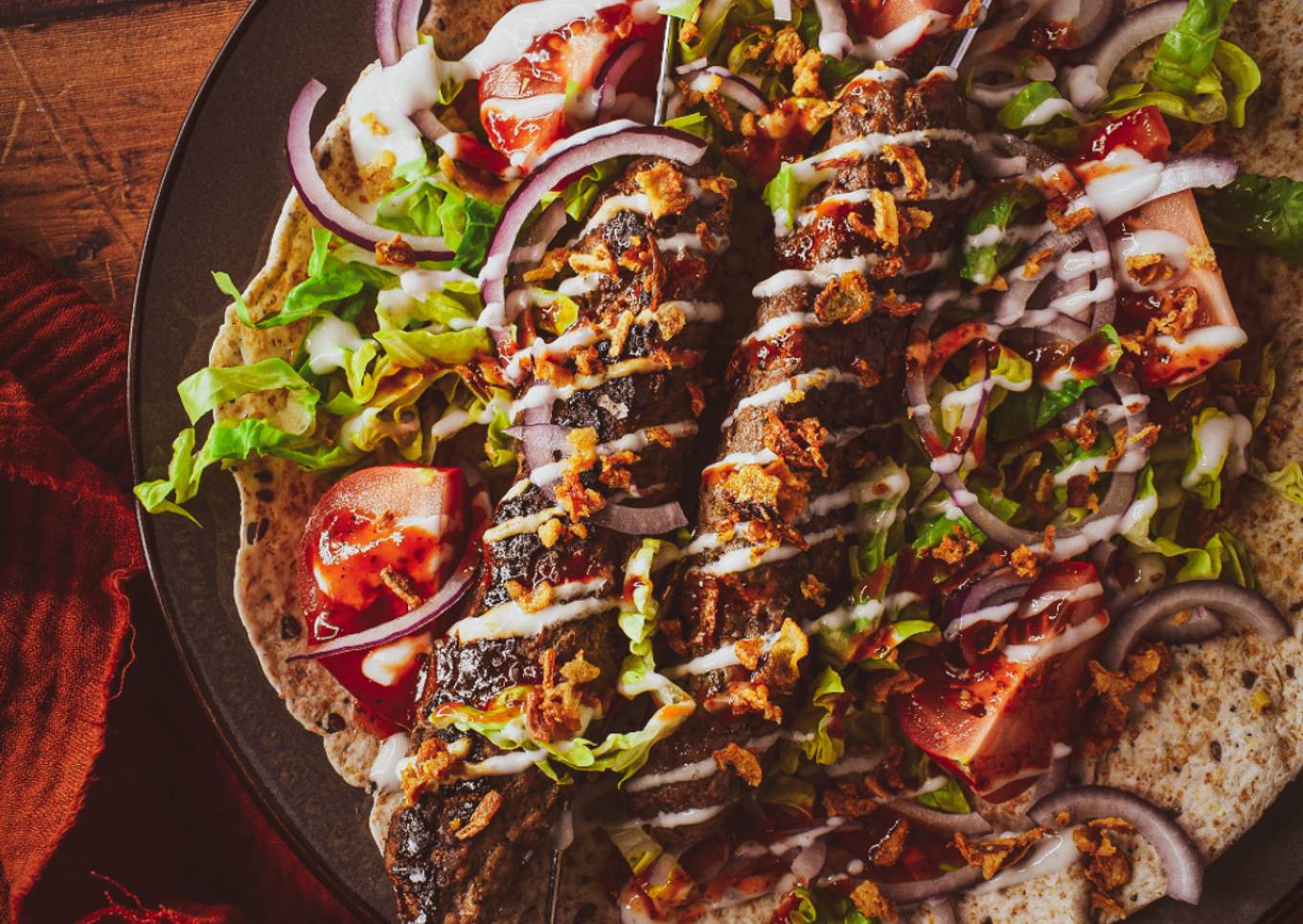 Doner Spiced Shish Köfte Kebabs