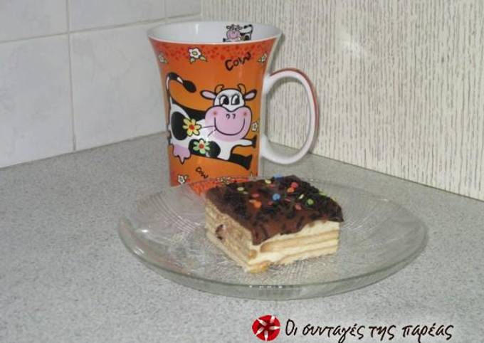 κύρια φωτογραφία συνταγής Κρέμα με μπισκότα και νουτέλα