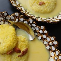 Basant special Rasmalai A picture of Basant special Rasmalai.