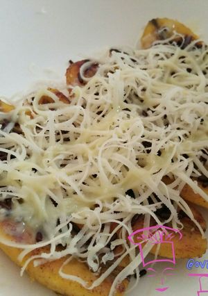 Foto resep Pisang Bakar Cokelat Keju