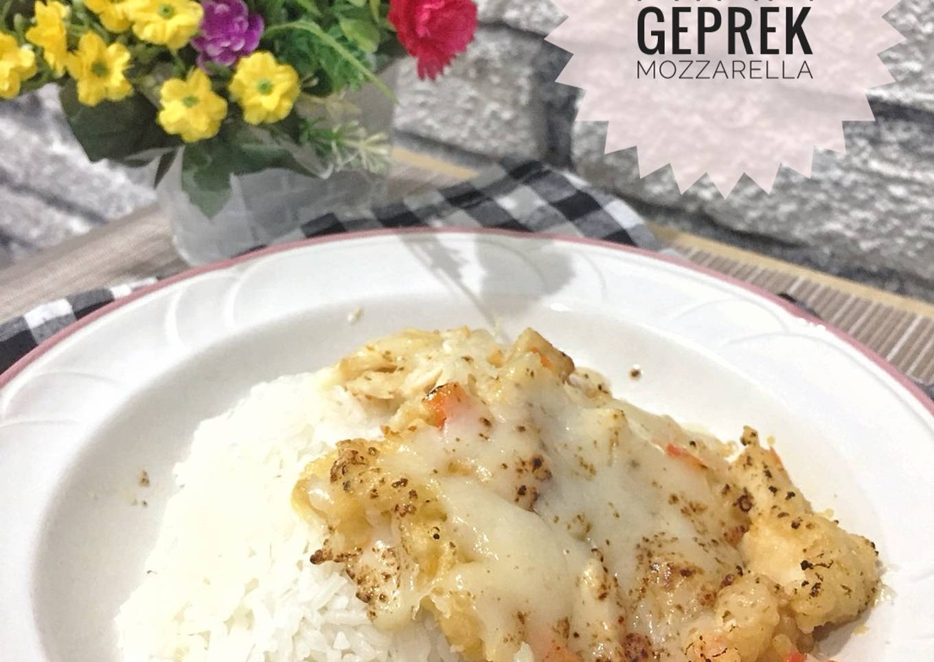Ayam Geprek Mozarella