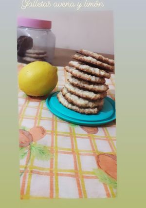 Una foto de Galletas de avena y limón