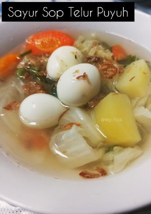Foto resep Sayur Sop Telur Puyuh
