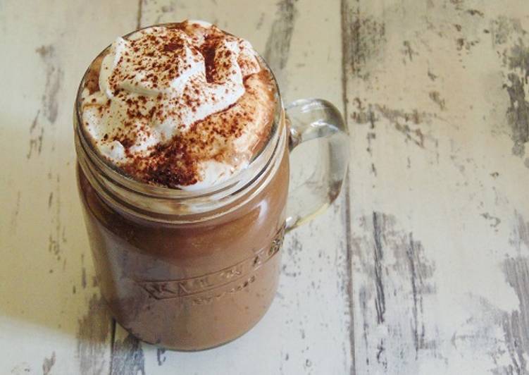 Chocolate Frappuccino with Whipped Coconut Cream