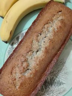 Una foto de Budín de banana y canela