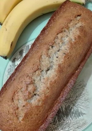 Una foto de Budín de banana y canela
