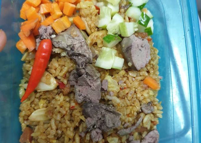 Cara Gampang mengolah Nasi Goreng Ati ala abang abang Anti Gagal