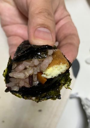 簡易海苔飯捲 的食譜成品照片