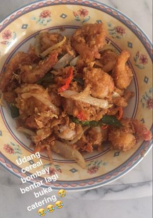 Foto resep Udang cereal bombay wenakkkkk!