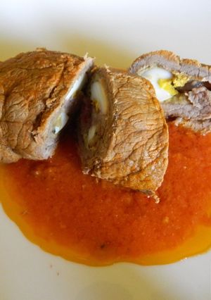 A picture of Aunt Concetta’s Braciole.
