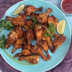 A picture of Air fryer - Fried chicken wings.