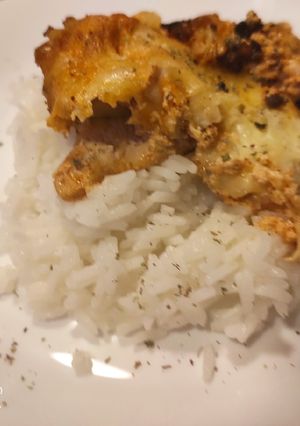 Sajtos tejfölös csirke recept fotója