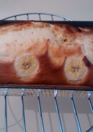 Una foto de Budín de yogurt y bananas