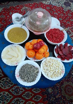عکسی از دستور یلدا مبارک