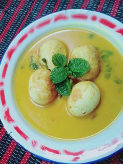 Foto resep Sayur telur kuah kuning
