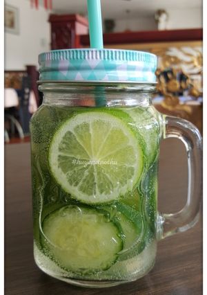 Hình của món #Detox 4 - Thanh tẩy ruột và đại tràng [Chanh, Dưa leo].