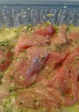 Una foto de Marinación para carnes y pollo. ॐ
