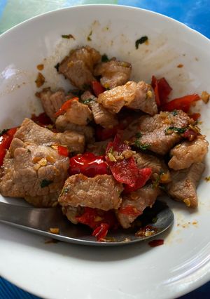 รูปของ หมูผัดพริกเกลือ