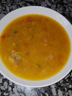 Una foto de Sopa de pescado del mediterráneo