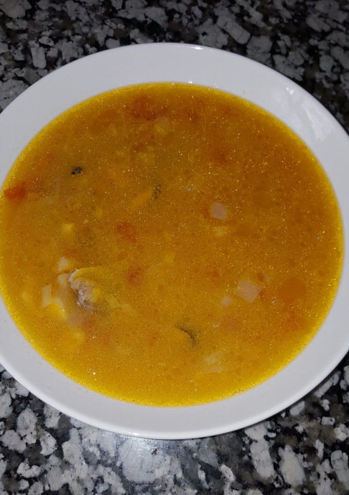 Una foto de Sopa de pescado del mediterráneo