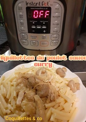 Une photo de Aiguillettes de poulet sauce curry