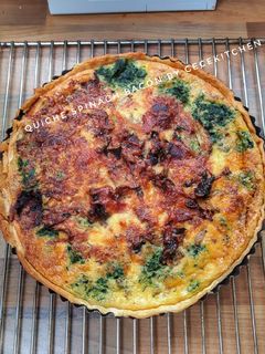 Foto resep Quiche Spinach Bacon kalkoen