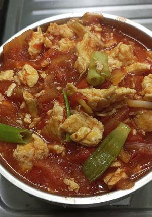 番茄炒蛋蓋飯 的食譜成品照片