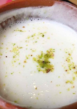 A picture of Punjabi sweet lassi.