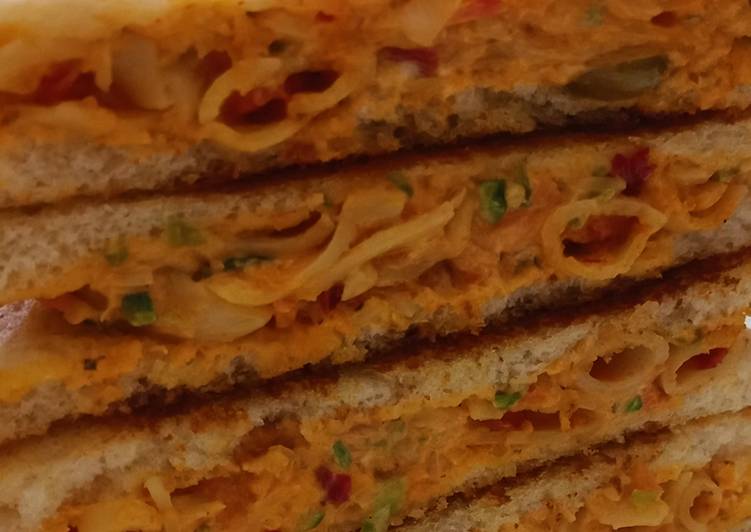 Easiest Way to Prepare Homemade Macaroni sandwich