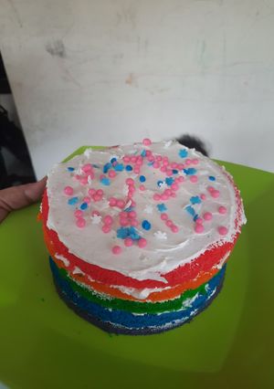 Foto resep Rainbow Cake alague