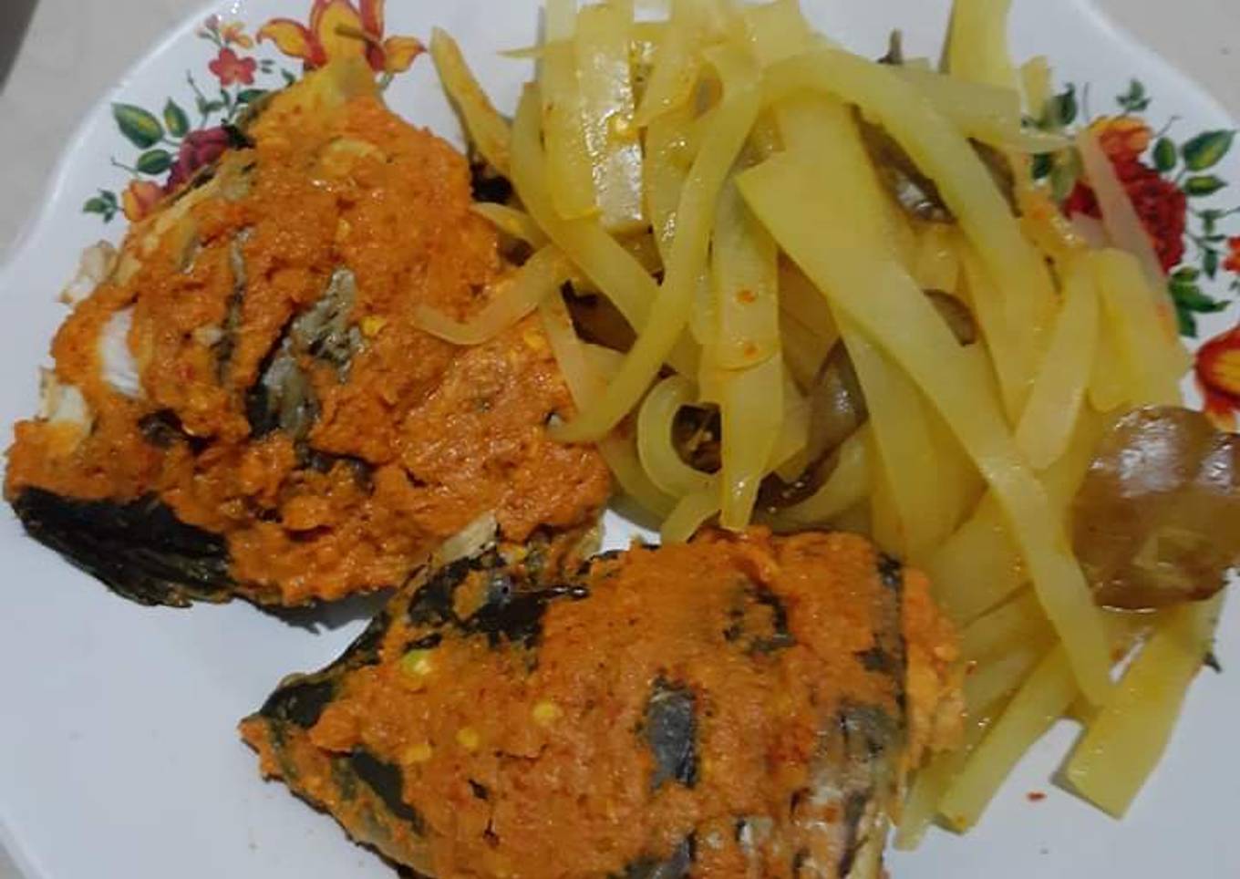 Pangek ikan emas+pepaya.uni rini🥰