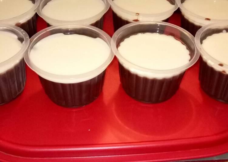 9 Resep: Puding coklat vla vanila ala kfc # susan mellyani Anti Ribet!