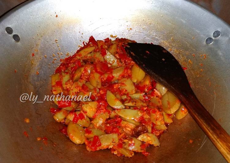 Jengkol dicabein simple No MSG lauk terenak 😬