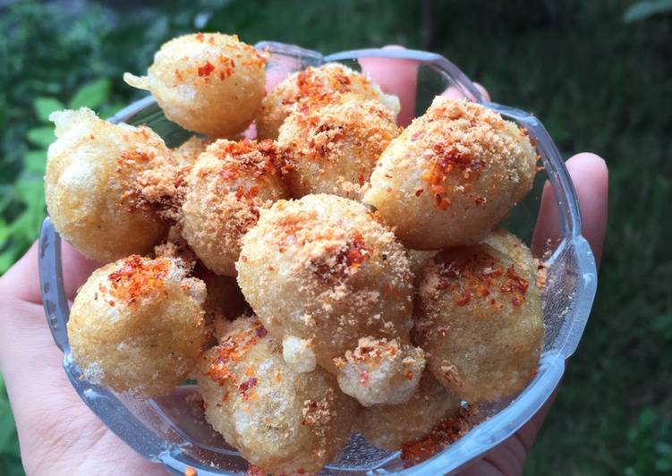 Resep Cimol kopong anti meledak ???????? enak