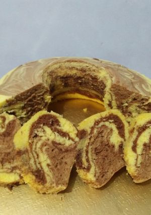 Foto resep Bolu marmer kukus