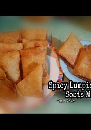 Foto resep 18. Spicy Lumpia Sosis Mayo💕