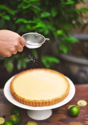 Hình của món No-baked Cheesecake Tart.