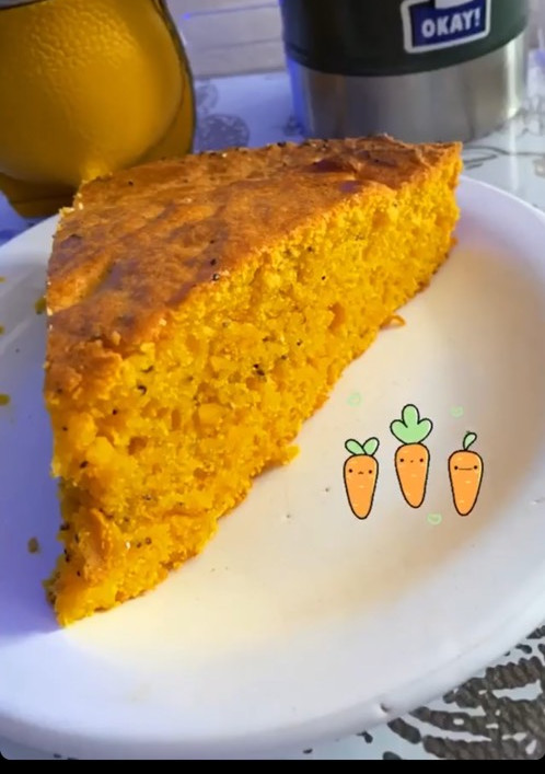 Una foto de Carrot cake