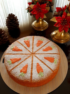 عکسی از دستور کیک اسفنجی هویج🥕🥮🥕