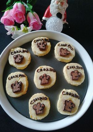 A picture of Almond and cocoa Cookies.